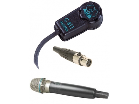 AKG C411 小提琴無線麥克風